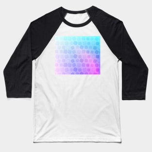 Cute soft pastel square pink purple and blue pattern Baseball T-Shirt